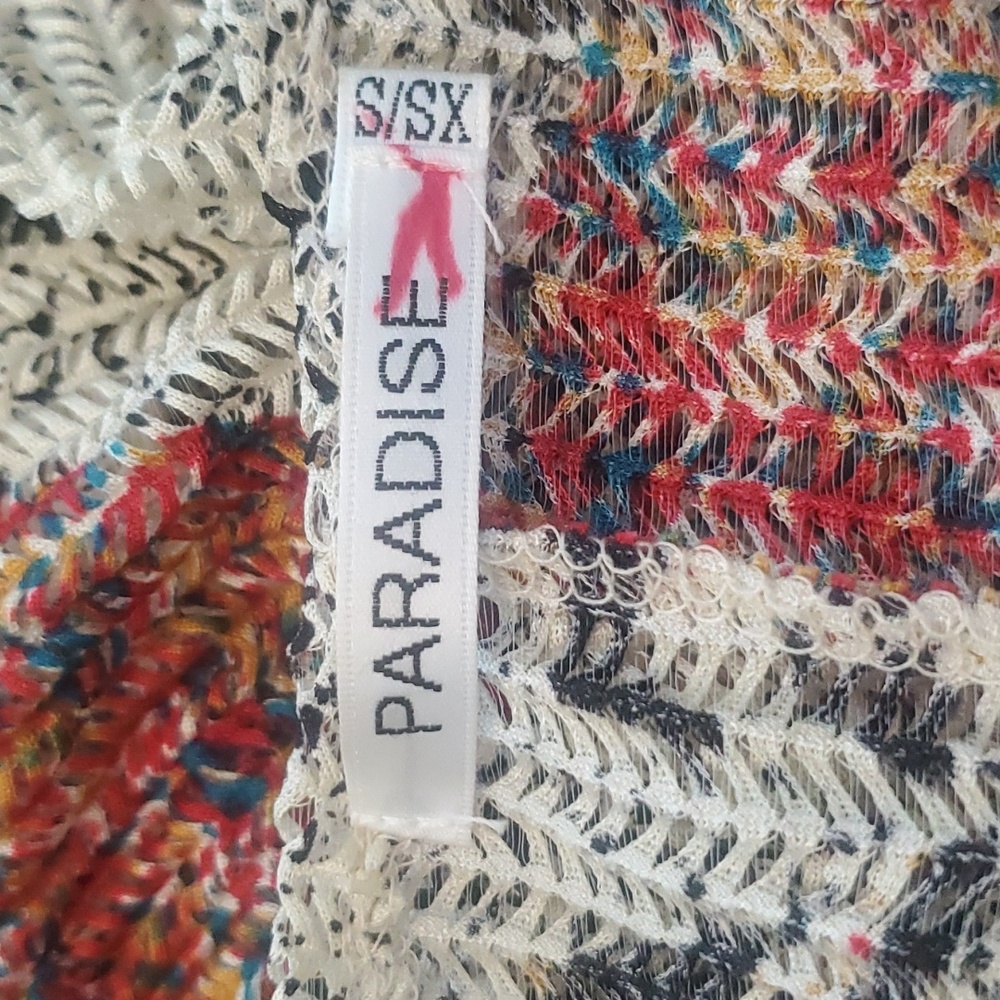 Paradise Woven Herringbone Pattern Asymmetrical H… - image 7